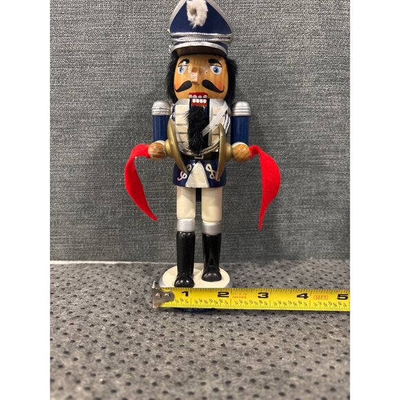 Limited Edition 2008 Nutcracker Soldier With Cymbals Hand-Painted Wood Figurine - Picture 8 of 9